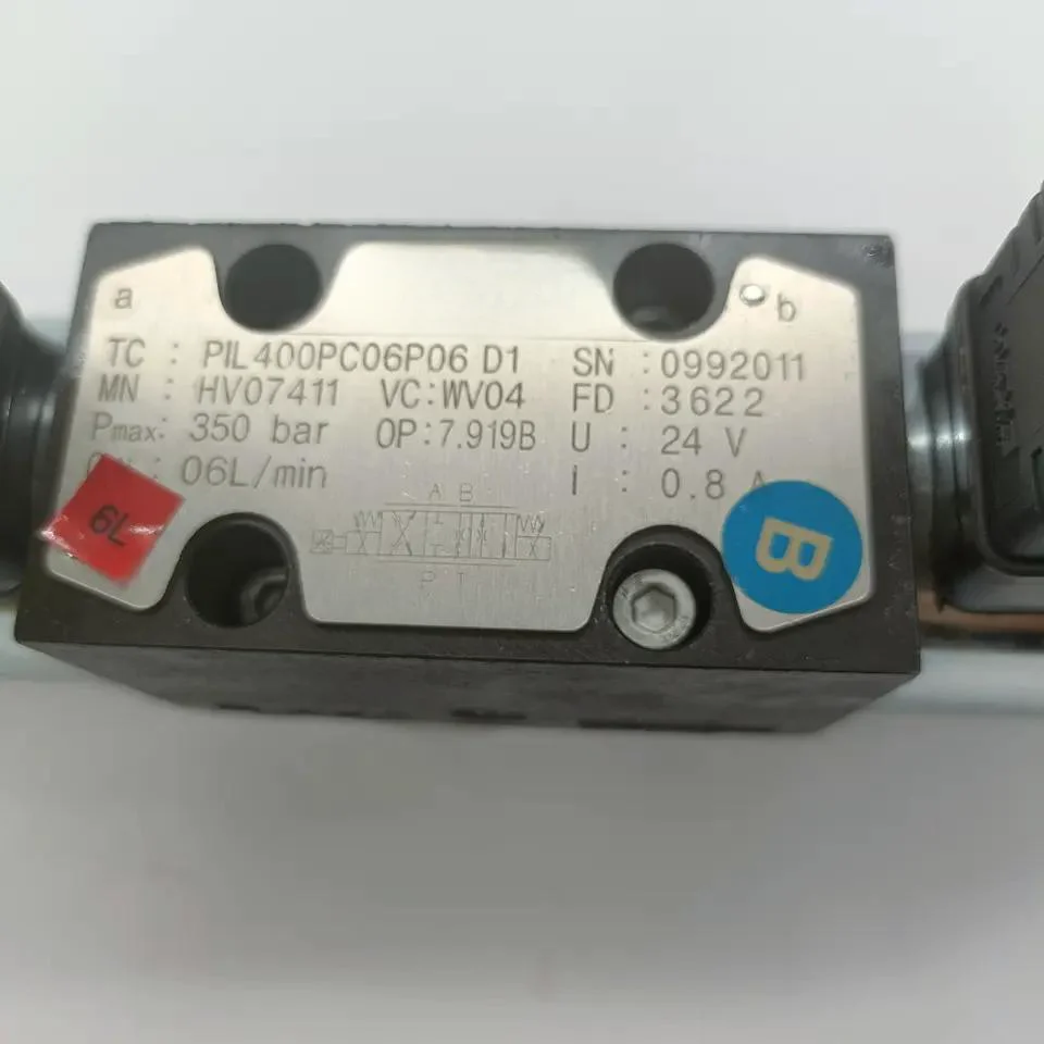 Solenoid Control Valve PRL PIL PRL500/400 PIL400/500 Series Proportional Directional Valve PRL400PC06P12