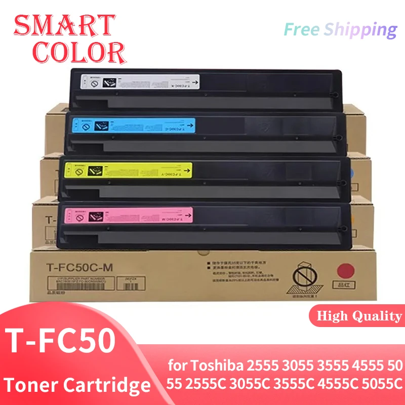 

T-FC50 TFC50 тонер-картридж для Toshiba E-studio 2555 3055 3555 4555 2555C 3055C 3555C 4555C 5055C