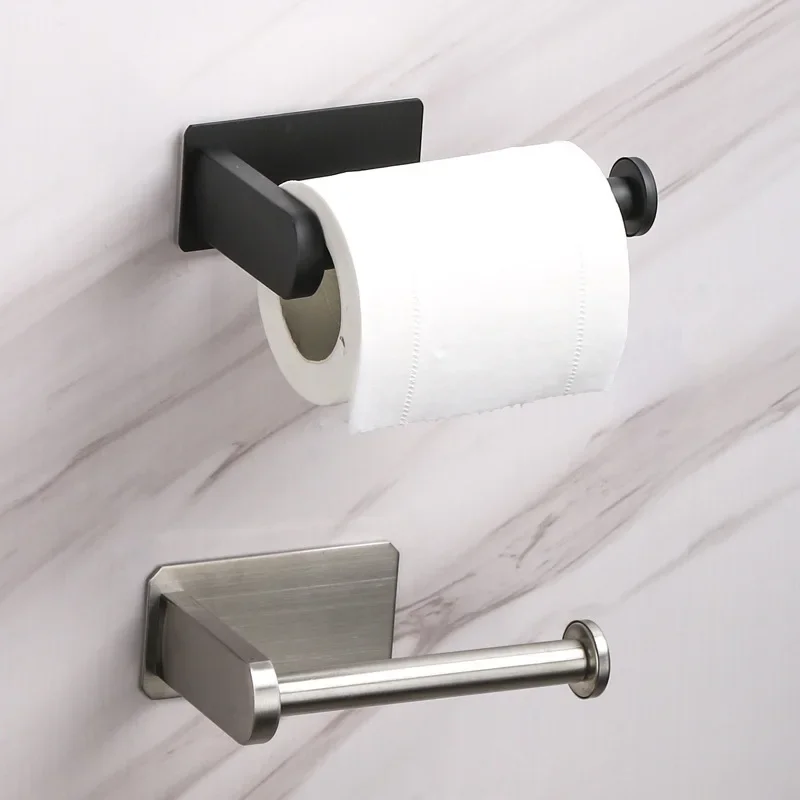 Bathroom stainless steel toilet paper holder, convenient installation of roll paper holder, kitchen tissue holder