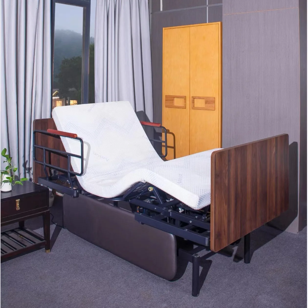 Intelligent Relaxation Wellness Center Elderly Leisure Club Shaking Smart Sofa Bed Solid Wood
