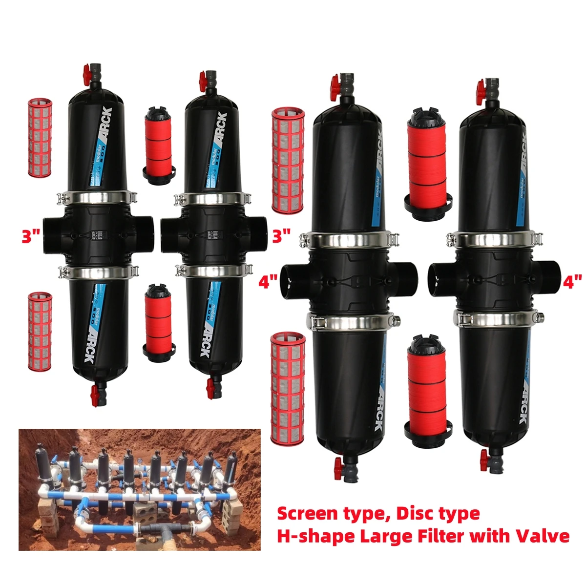 H-shape Water-Saving Irrigation Filter 3