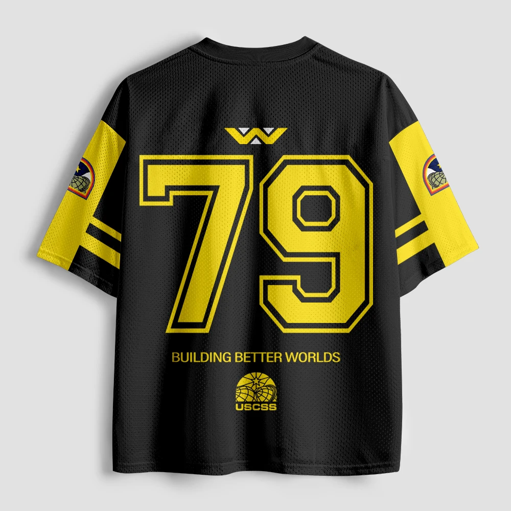 2026 new unisex mesh T-shirt V-neck lightweight breathable polyester mesh retro nostalgic printed casual sportswear
