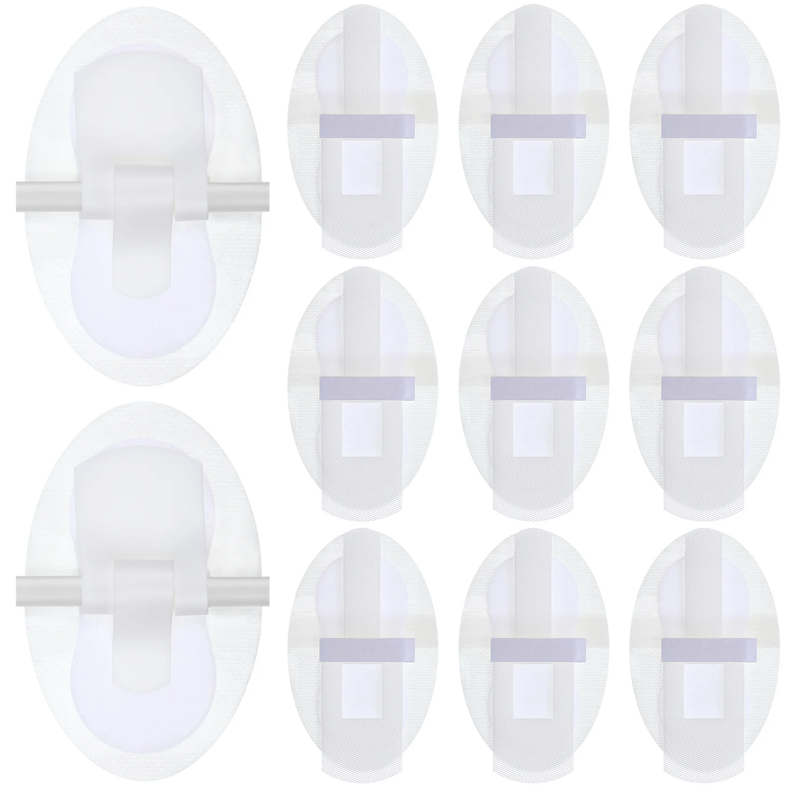 

20Pcs Catheter Stabilization Device Tube Holders Flexible Secure Catheter Legband Holders Stickers Wrap Fasteners