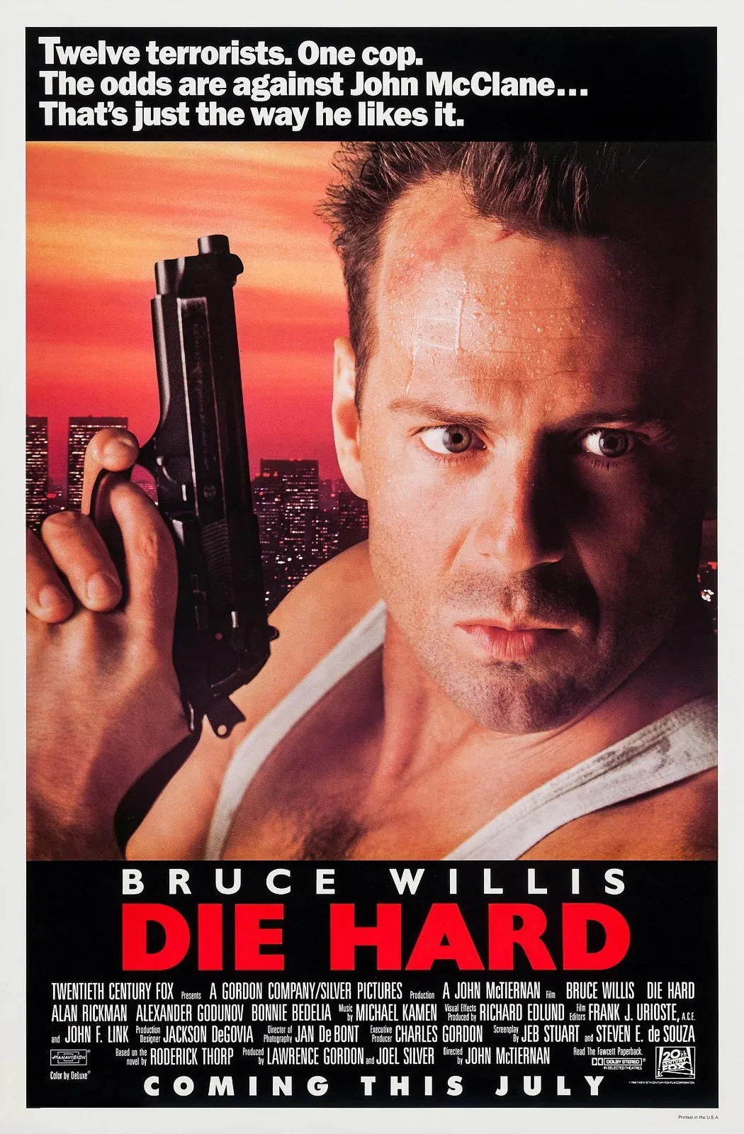 Bruce Willis Movie Die Hard Tears of the Sun The Fifth Element Poster Wall Art Rome Decoration