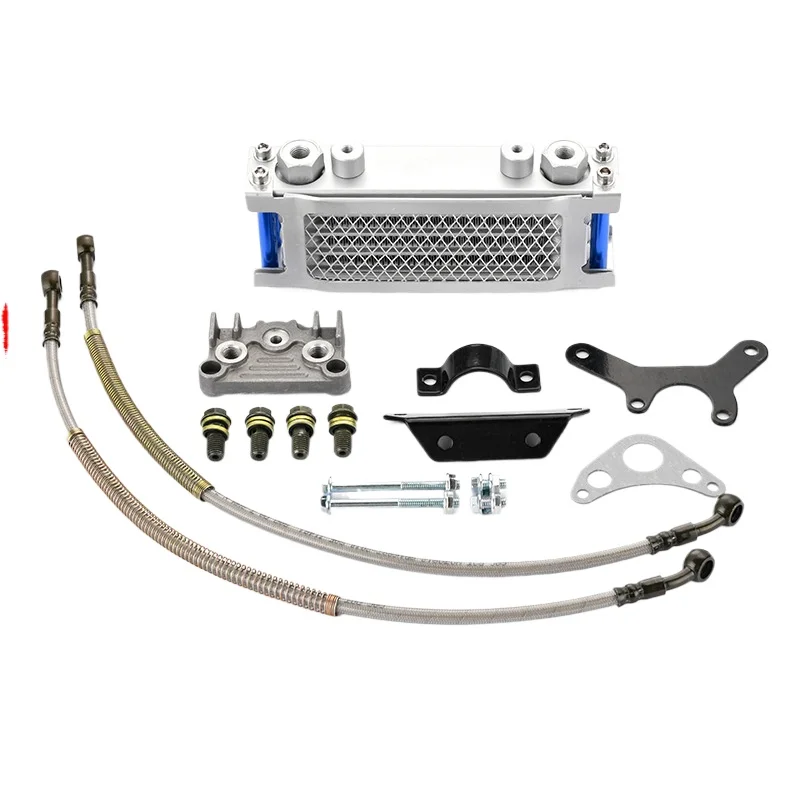 

Off-road Motorcycle Modified Oil Cooler Kit for Curved Beam Jincheng JC70 Little Monkey 50cc Oil Radiator