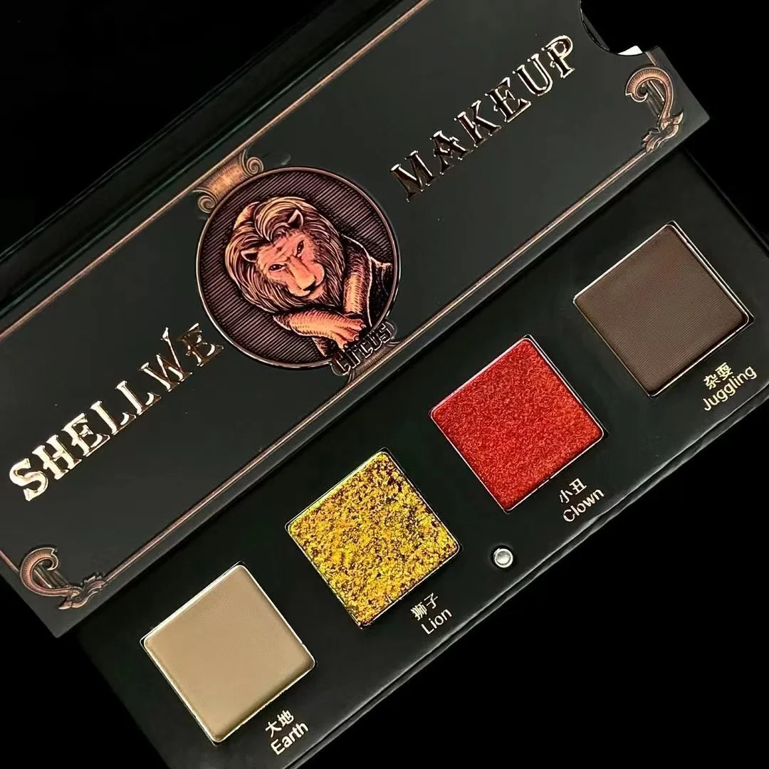 Circus Palette Shellwe Makeup Liana Palette Multichrome Duochrome Pressed Eyeshadow Sparkly Eyemakeup