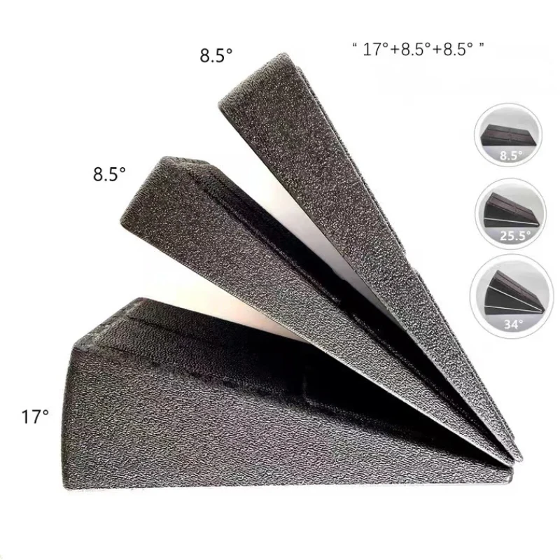 3-Piece Yoga Foam Wedge Anti Slip Wedge Block Leg Stretcher And Fascia Stretcher, Used To Improve Leg Strength Treatment image 6
