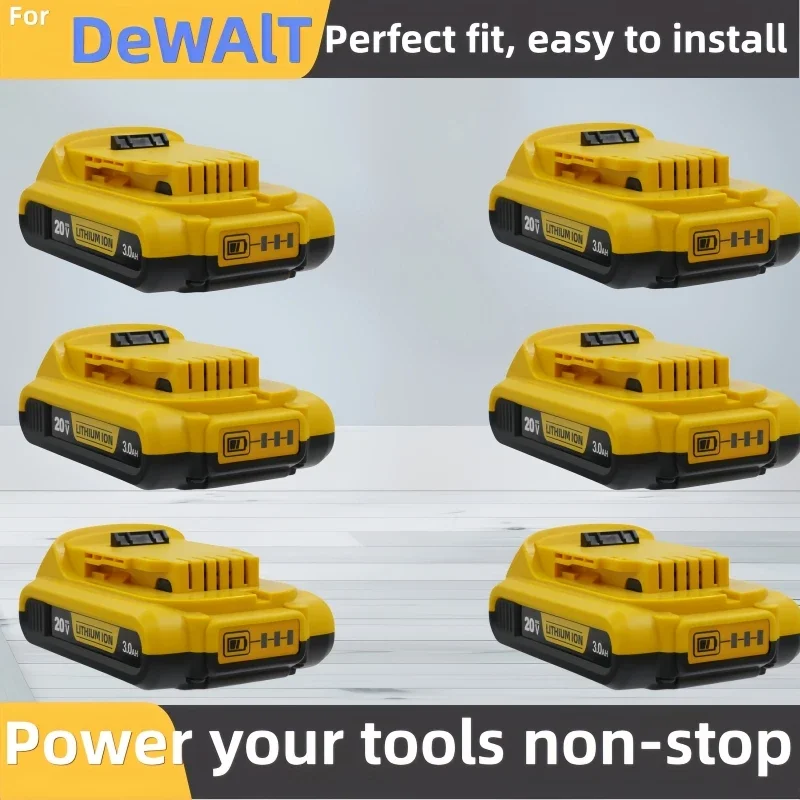 

Для DeWalt 20V Max аккумулятор 6AH 8AH 12AH,. Литий-ионный пакет большой емкости, совместимый с сериями инструментов DeWalt 20 В.