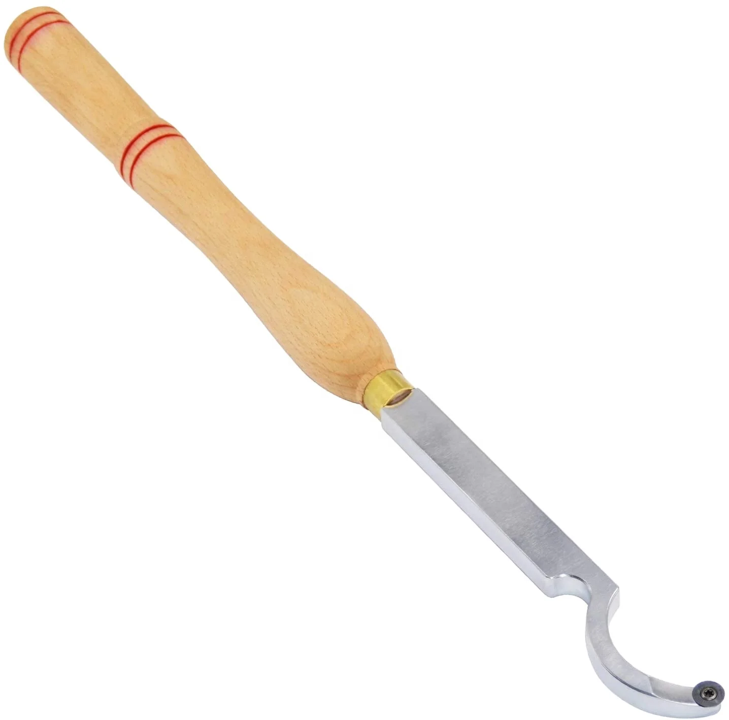 

Swan neck hollow carbide pointed wooden cart cutters curved lathe chisel tool strip with 12mm round carbide blade cutters