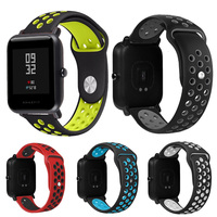 20mm Silicone Sport Strap For Huami Amazfit GTS GTR 42mm Waterproof Bracelet For Xiaomi Amazfit Bip Lite Smart Watch Accessories