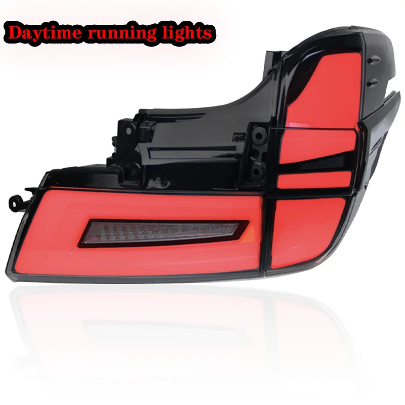 For 2015-2022 Alphard Vellfire Tail Lights Devil's Eye LED Rear Lamp 12V Red Lens Color Custom Upgrade Modifiers