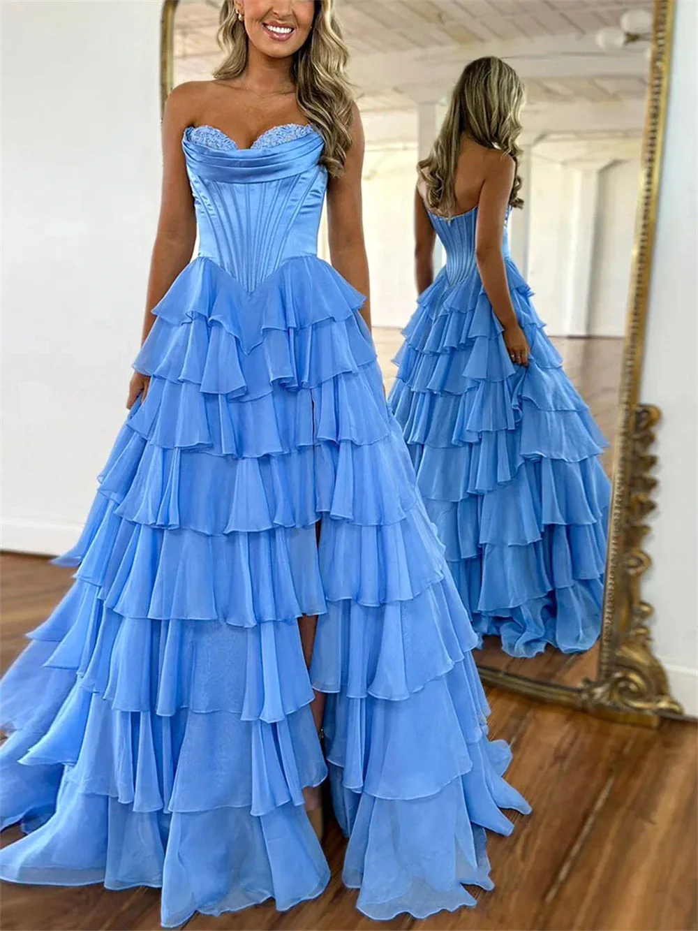 

ROYET Sweetheart Diamonds Luxury A Line Woman Evening Dress Pleat Floor Length Long Ball Customized Prom Gown New 2026