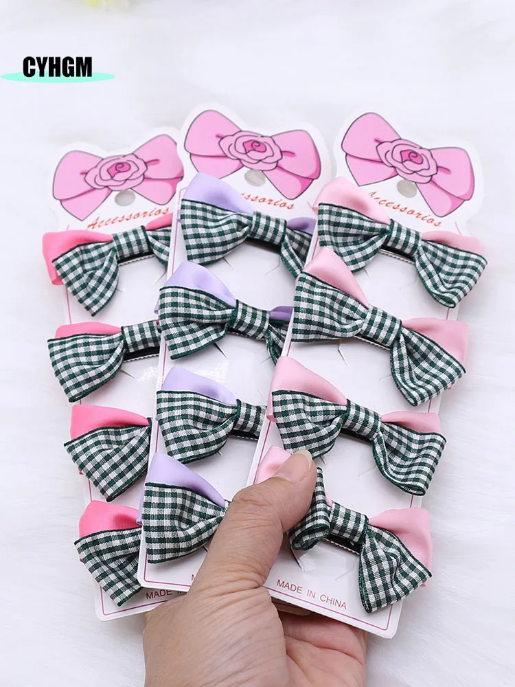 

wholesale new ladies ribbon hair clips for girls silk hairpins Fashion handmade Barrettes women's hair accessories c02-2