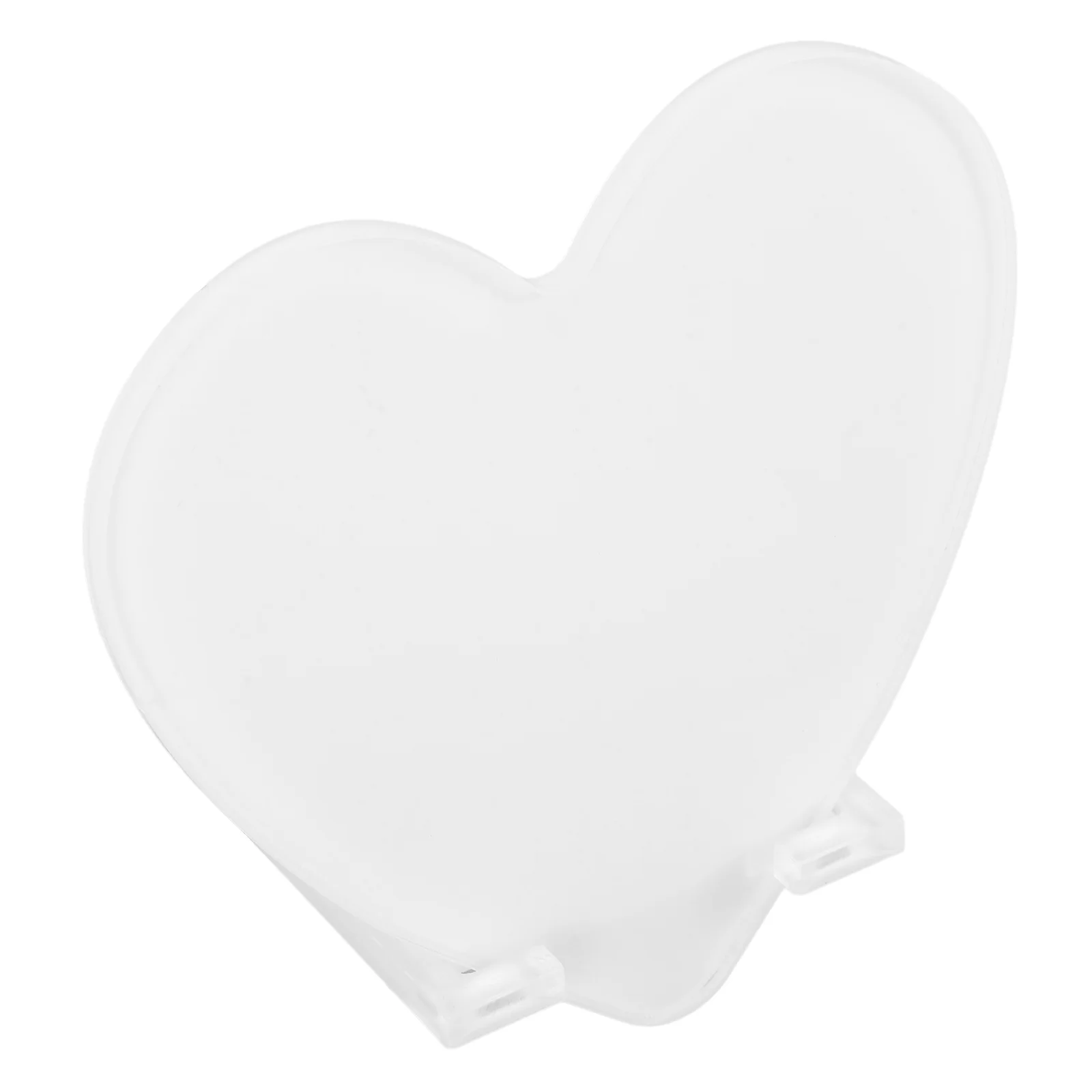 Acrylic Photo Frame Heart Shaped Sign Decor Christmas Blank Plaque Blanks Mirrored Hearts Heat Transfer Rock Acylic