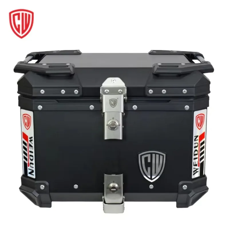 STLF 45L دراجة نارية العالمي مربع خلفي قوس دراجة نارية مربع خلفي ضوء الدراجة الذيل الجذع #3