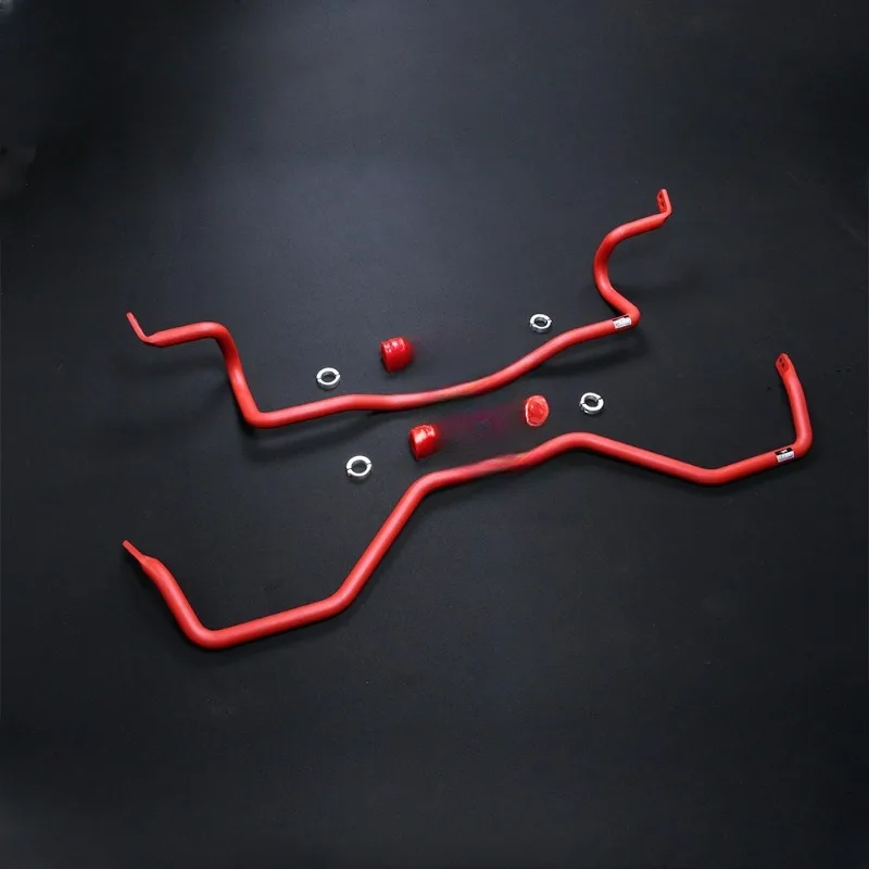 Anti-roll bar head and tail, body chassis suspension, reinforced lateral stabilizer bar