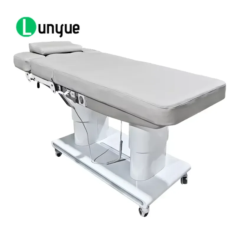 Luxury Heated Spa Massage Bed 4 Motors Height Adjustable Overall Tilt Function For Medical Furniture
