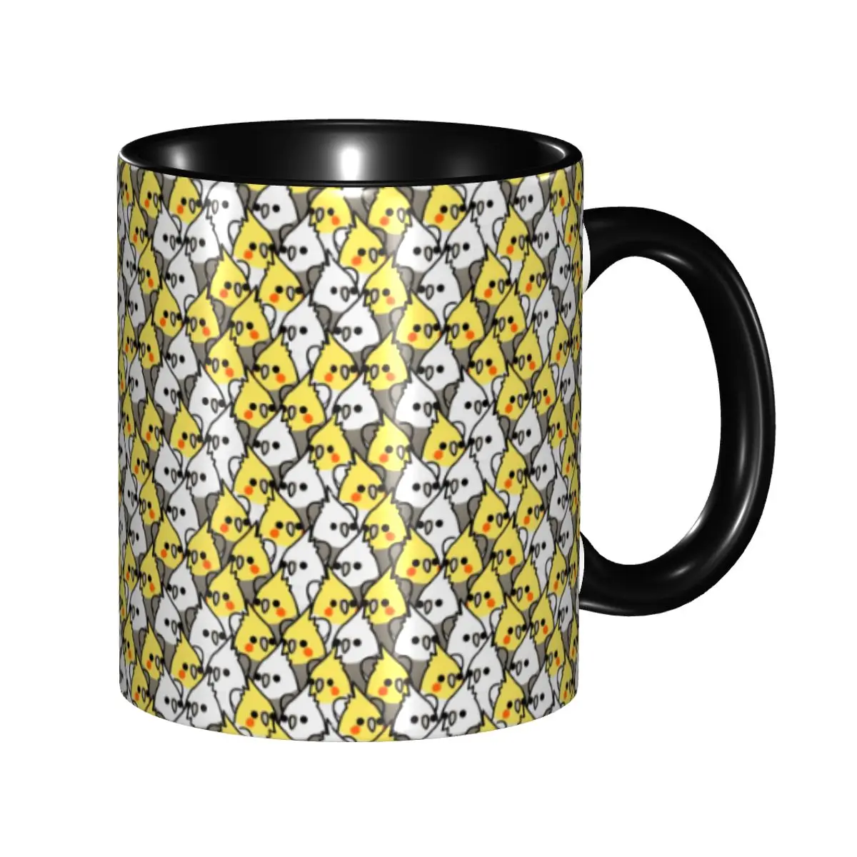 

Parrot Birds Cockatiel Squad Coffee Mugs DIY Customized Ceramic Milk Tea Mug Cup