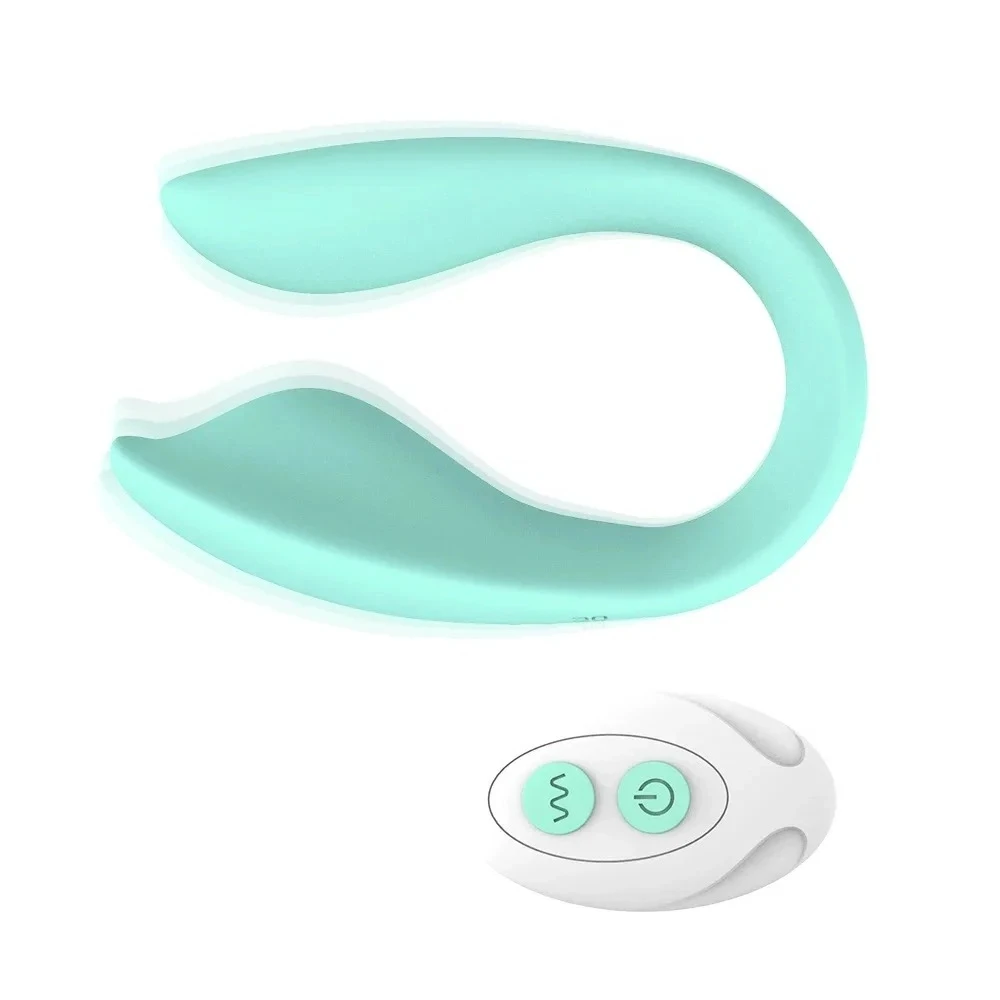 Wearable U-Shape Vibrator Wireless Remote 9 Vibration Modes Dual Motors Clitoral Stimulator Toy for Women & Couples 18+
