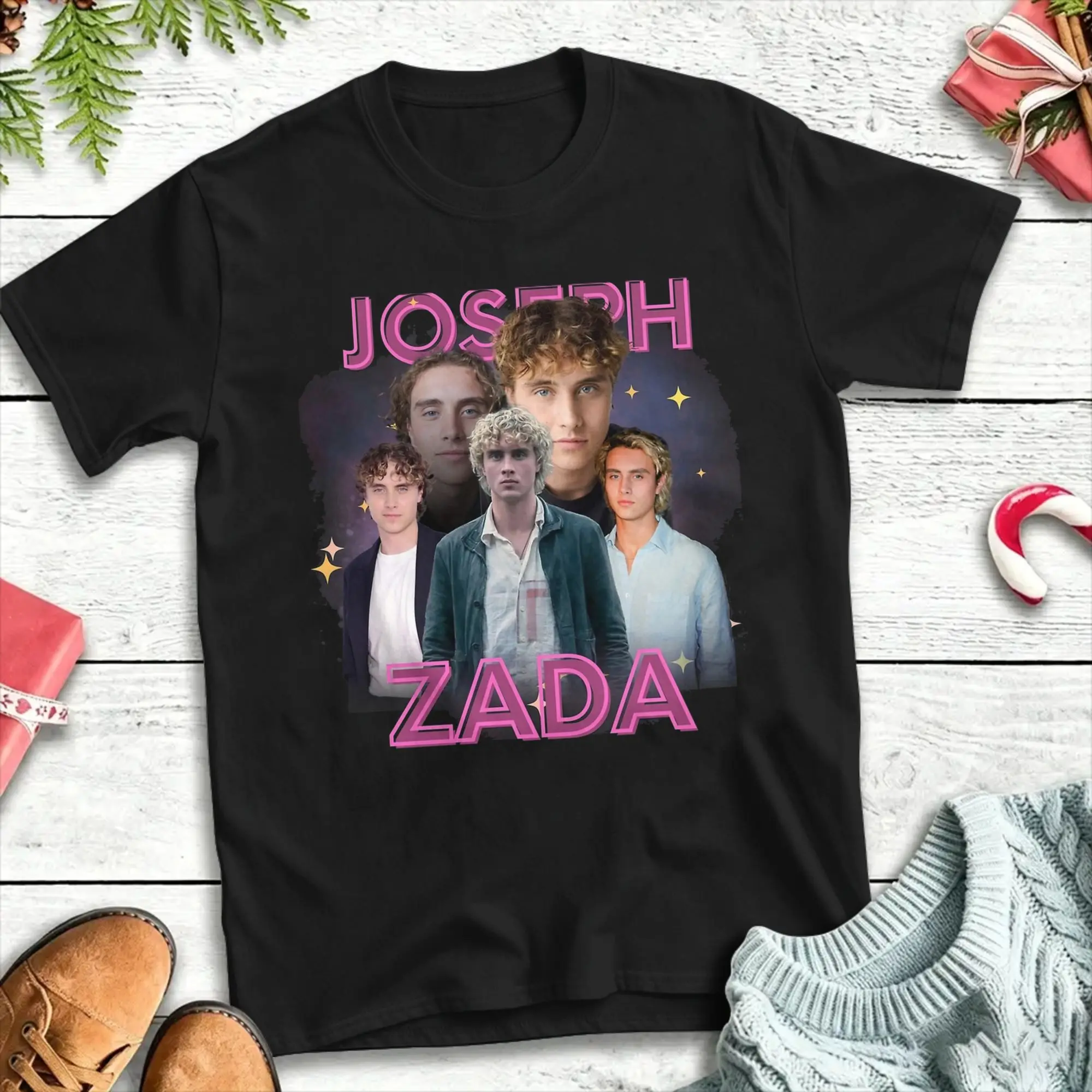 Joseph Zada Cotton T-Shirt For Man Summer  Vintage T-Shirts Fashion Tees Oversize Casual Tops