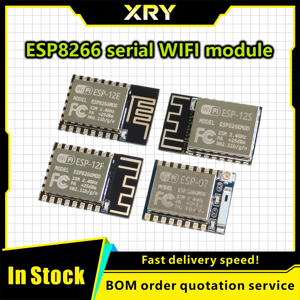 ESP8266 serial WIFI model ESP-12 12E 12F 12S 07 07S 01 01S M1 M2 ESP32-S WROVER 32U 02 A1S Authenticity Guaranteed ESP12