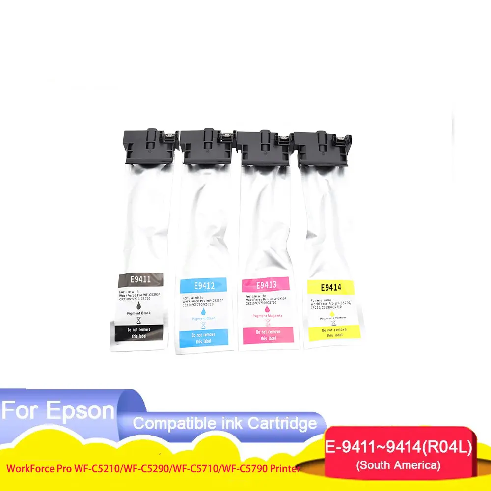 

T941 T9411 T9412 T9413 T9414 Совместимый картридж с чернилами для принтера Epson WF-C5210 WF-C5290 WF-C5710 WF-C5790