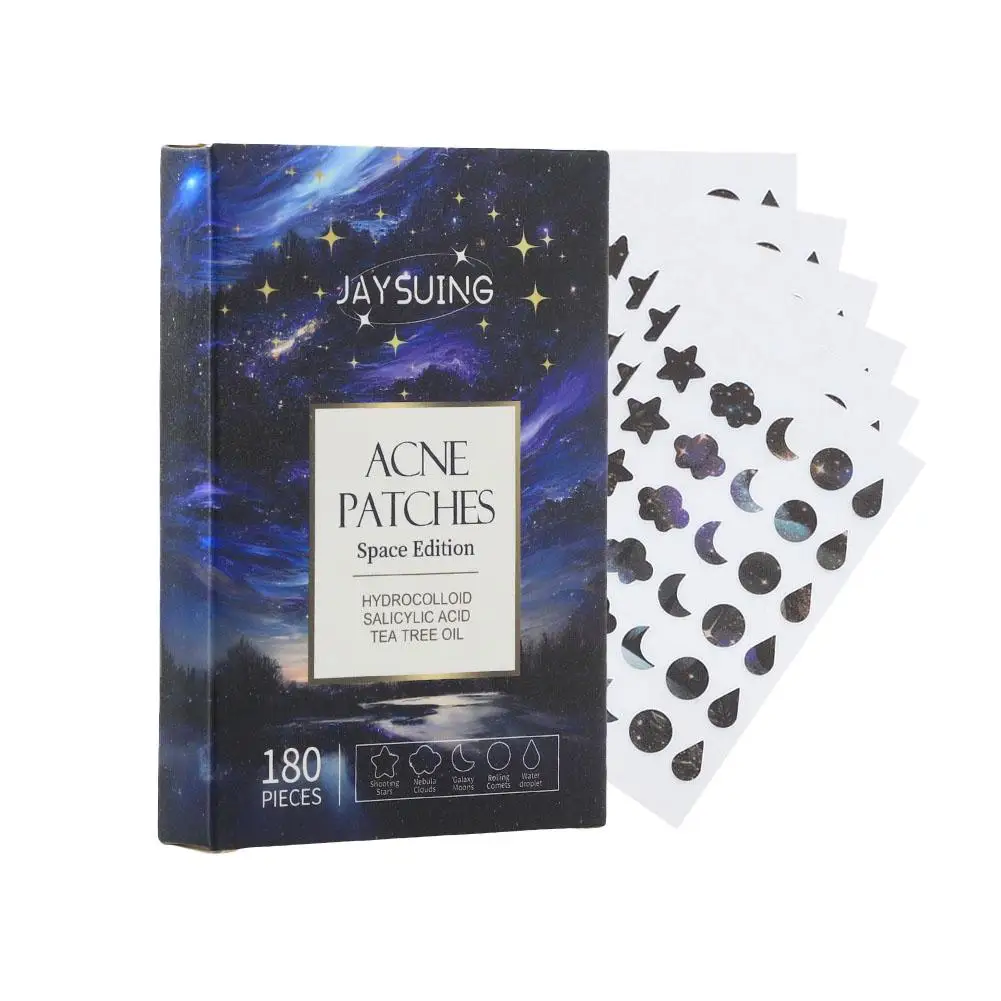 180pcs Star brufolo Patch Acne colorato invisibile rimozione dell'acne adesivi per la cura della pelle Face Spot Beauty Makeup Tool