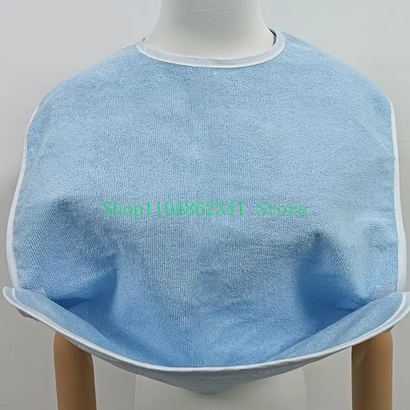 652F Adult Apron Waterproofed Terry Towelling Comfortable Unisex Clothing Protectors