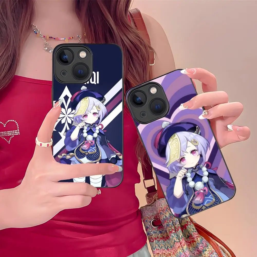 

Game GI Qiqi Silicone Mobile Phone Case for iPhone 17 16 15 14 13 12 11 X XR XS Air Pro Max Plus Mini Colorful Cover
