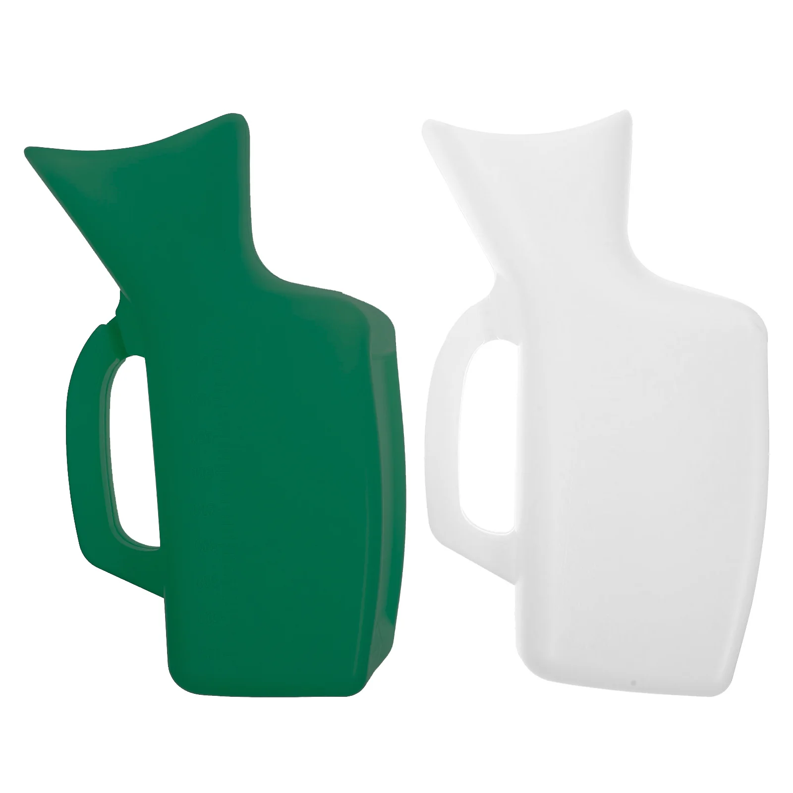 

2Pcs Female Urinal Women Pee Bottle Large Capacity Hospital Bedside Travel Emergency Washable Reusable Durable