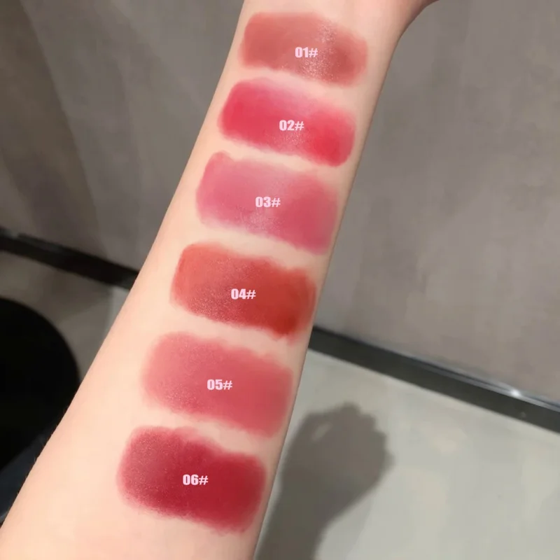 Multifunctionele Blush Cream Natuurlijke Wang Gezicht Rouge Schattige Ijzeren Doos Blusher Modder Hoge Kleur Rendering Gladde Verhelderende Huidskleur