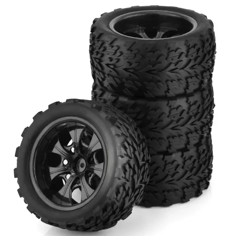 5 kleuren 4 stks RC Rubber Spons Banden Velg HSP 1:10 Monster Truck 88025 HSP 94111 94108 94188