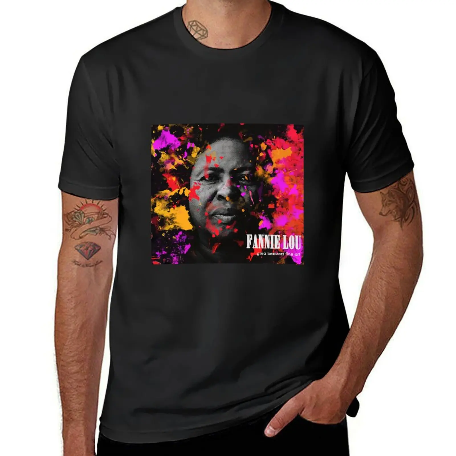 The Lioness: Fannie Lou Hamer T-Shirt funnys shirts graphic tees mens graphic t-shirts hip hop