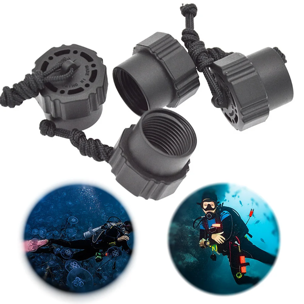 Scuba Diving Tank Valve Dust Plug Threaded Dust Cover Plug Easy To Use Protector Cap for Din 1ST Stage Regulator