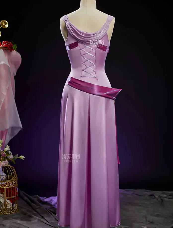 anime-megara-cosplay-meg-costume-full-set-new-women's-purple-elegant-dress-halloween-party-sexy-long-dress-headpiece