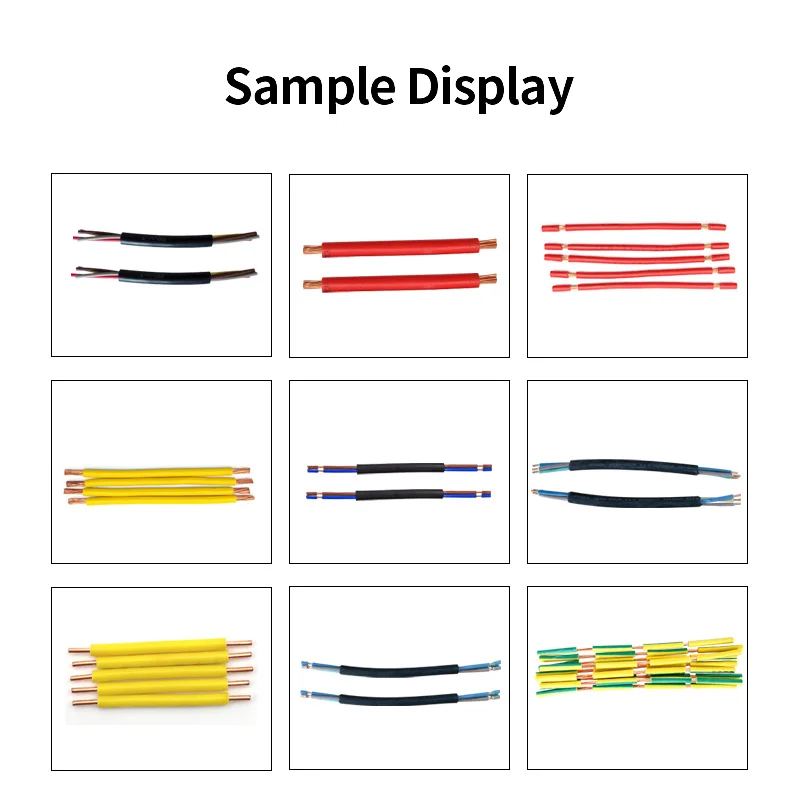 12 Square Touch Screen Round Sheathed Wire Stripping Machine Automatic Wire Stripping Bending Machine and Peeling Machine