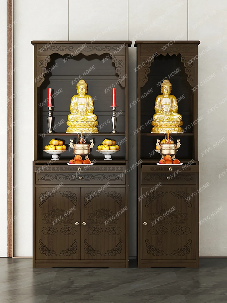 Clothes Closet Altar Buddha Cabinet Home Mother Table God of Wealth Cabinet Bodhisattva Prayer Altar Table Worship Table Cabinet