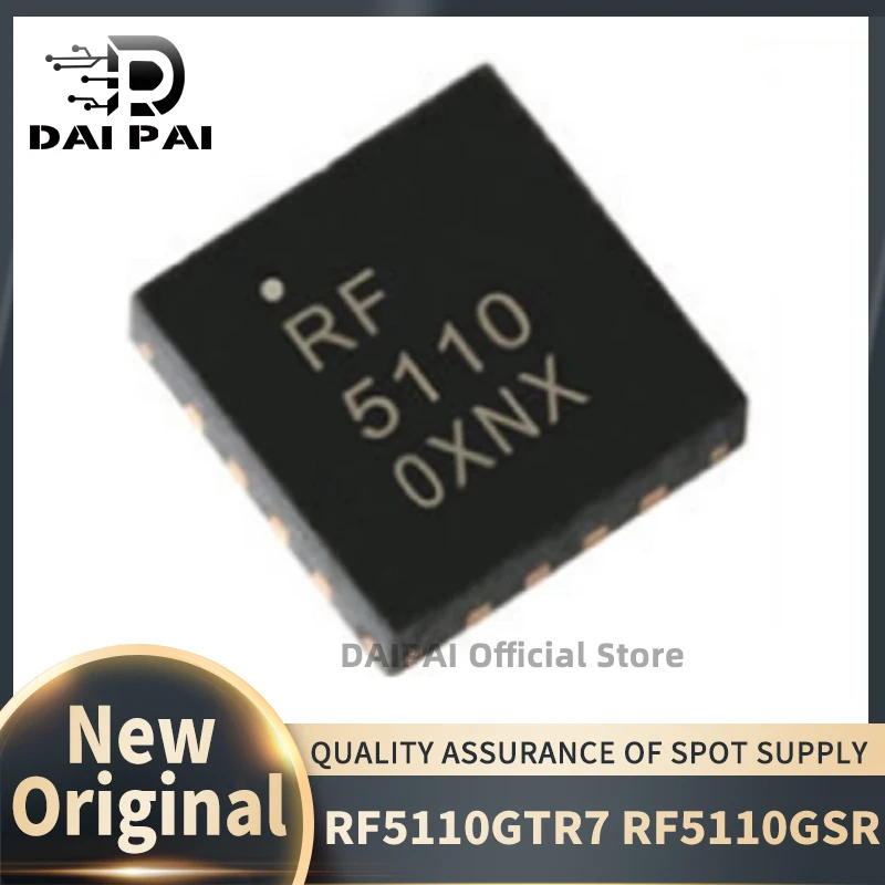 

(10 шт./лот) 100% новый оригинальный RF5110GTR7 RF5110GSR RF5110G RF5110 QFN-16 3 В GSM усилитель мощности