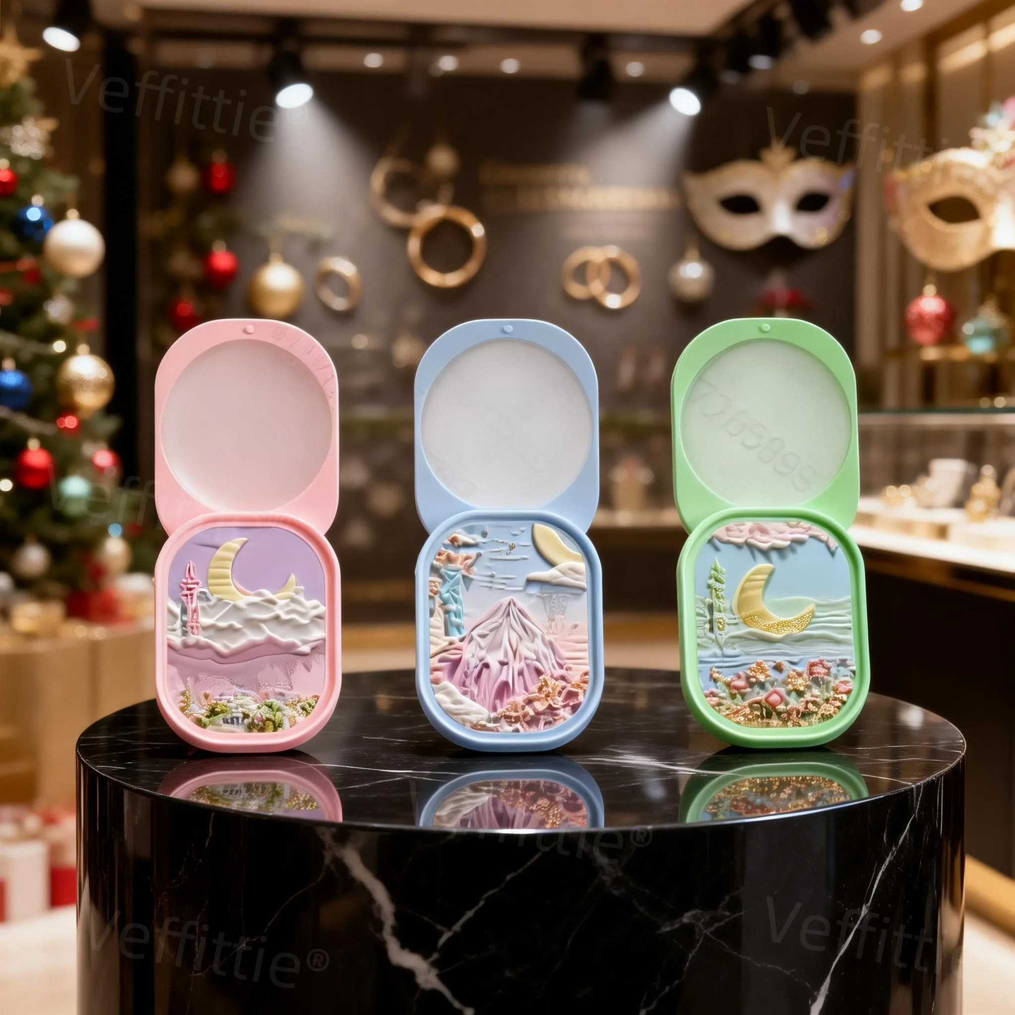 

Festive Holiday Jasmine Balm 12ml, Floral Scent, Celebration Aroma, Party Wear, Long Lasting for Joyful Users