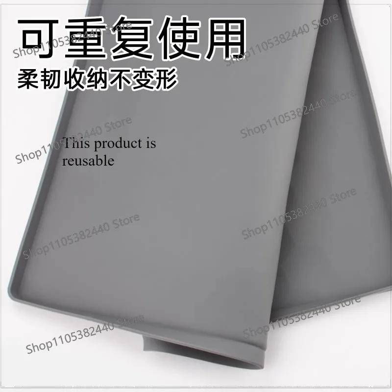 Silicone pad at the bottom of the refrigerator,  , shock-absorbing floor mat, scratch-proof,  and freezer foot pad.