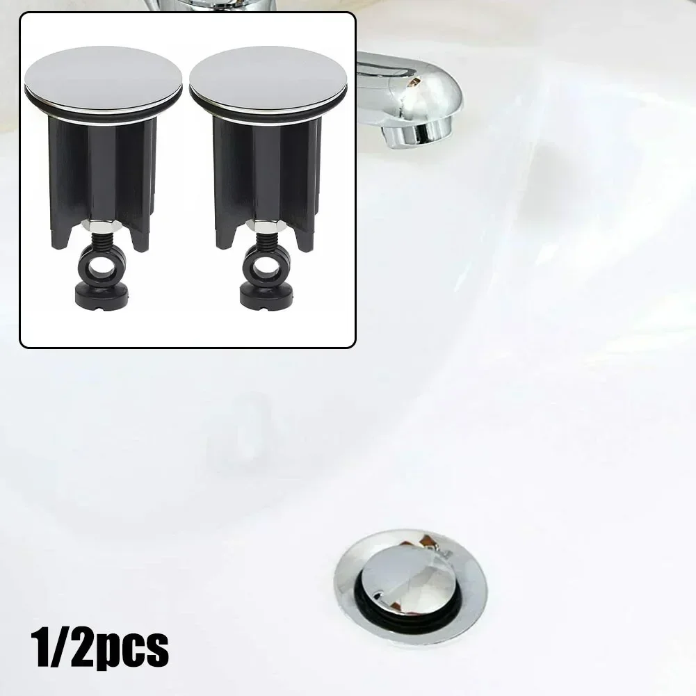 Wash Basin Plug 40mm Pop-Up Plug Replacement Drain Plug Bathroom  Faucet Fixture Universal Copper Cover Sink Bathroom sink plug