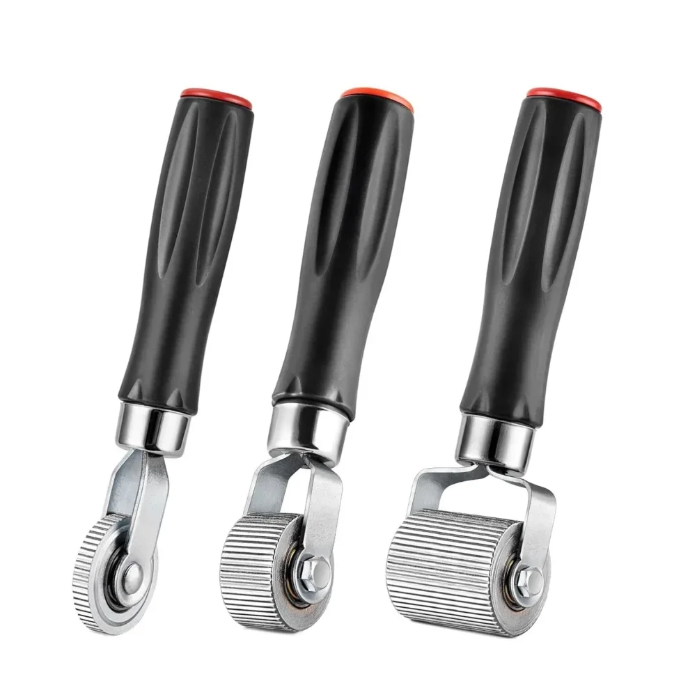 3/4pcs Car Audio Sound Deadening Roller Heat Abatement Mat Noise Roller Sound Hand Roller Noise Insulation Installation Wheel