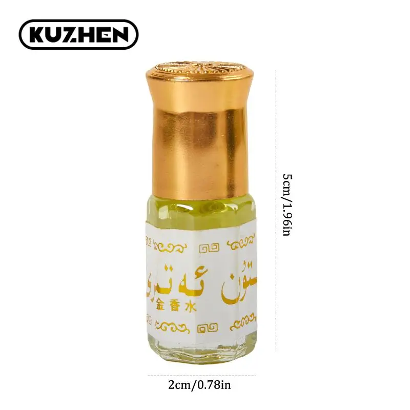 3ML Saudi Essential Oil Perfume Floral Notes Lasting Fragrance For Women Flower Flavor Perfume Essence Oil Body Deodorization