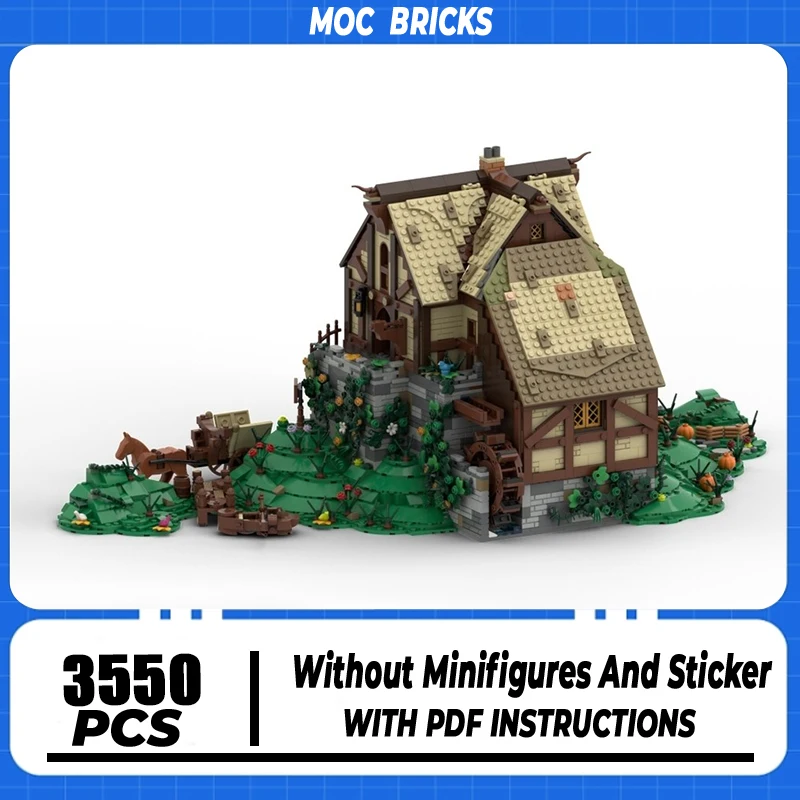 

Волшебные кольца Moc Building Block Mill ​ ​ ​ ​ ​ ​ ​ Модель Технология Кирпич DIY Сборка Знаменитая сцена Строительная игрушка для праздничных подарков