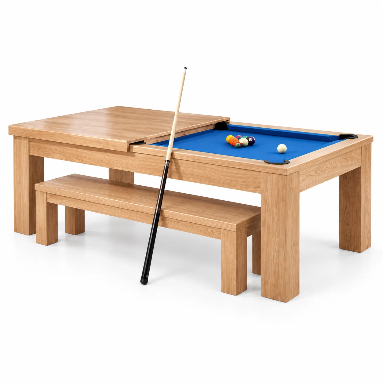 Modern Dining Pool Table 7ft/8ft/9ft Home Use Pool Billiard Dining Table Convertible Pool Table for Sale