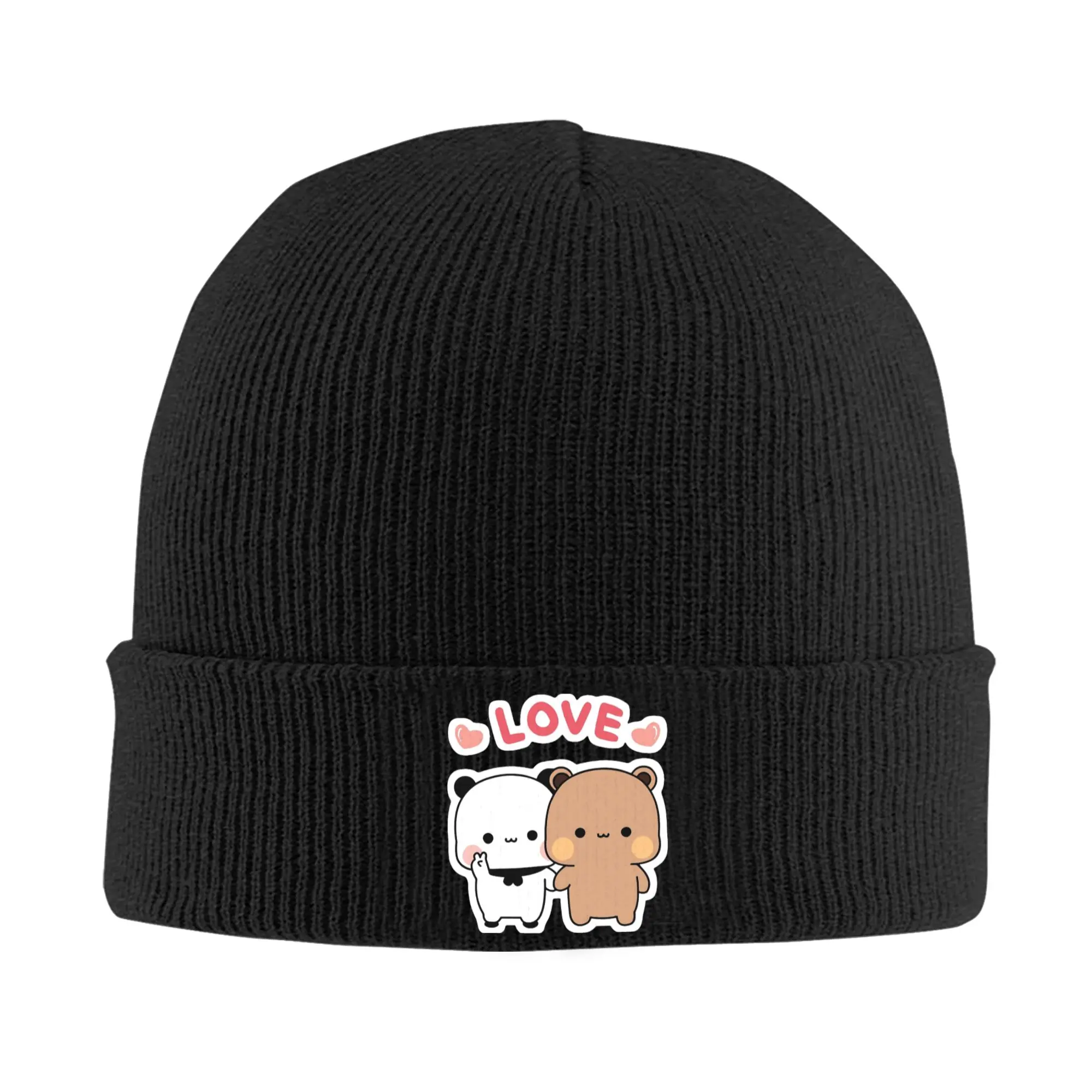 Bubu Dudu Love Story Hat Autumn Winter Beanies Warm Panda Bear Cap Men Women Acrylic Bonnet