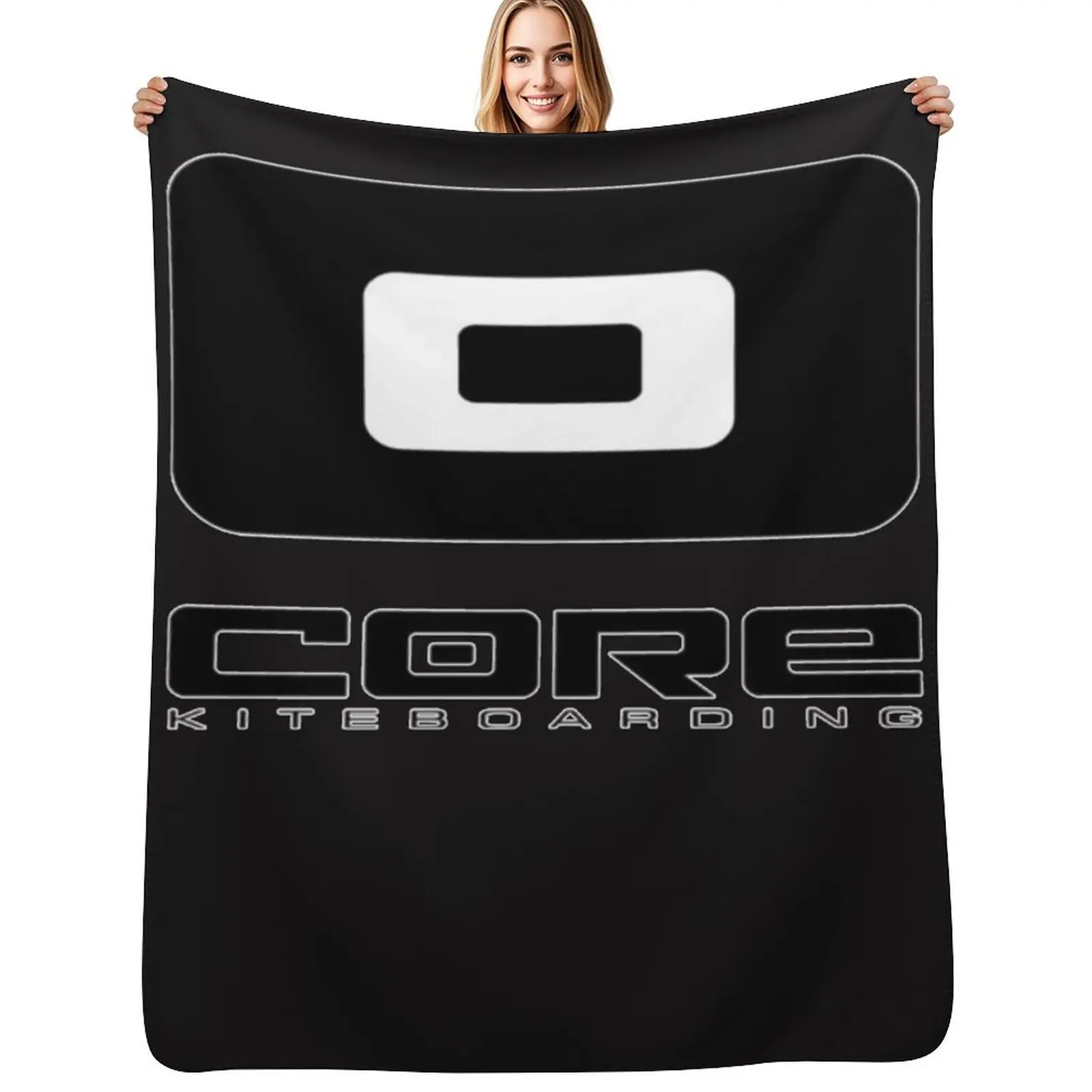 CORE KITEBOARDING Throw Blanket Easy Care Comfortable Blanket for Couch