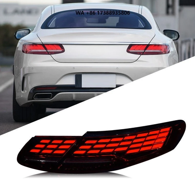 Car Styling Tail Lamp for S-class Coupe W217 S400 S500 S450 LED Tail Light Brake Reverse auto Accessories