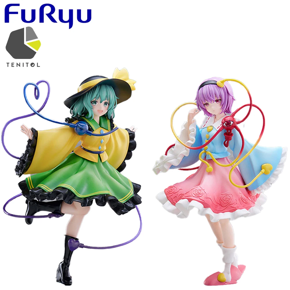 Pre Sale Original Furyu Tenitol Touhou Project Komeiji Koishi Komeiji Satori 2 Pack Anime Waifu Girls Figures Beauty Model Toys