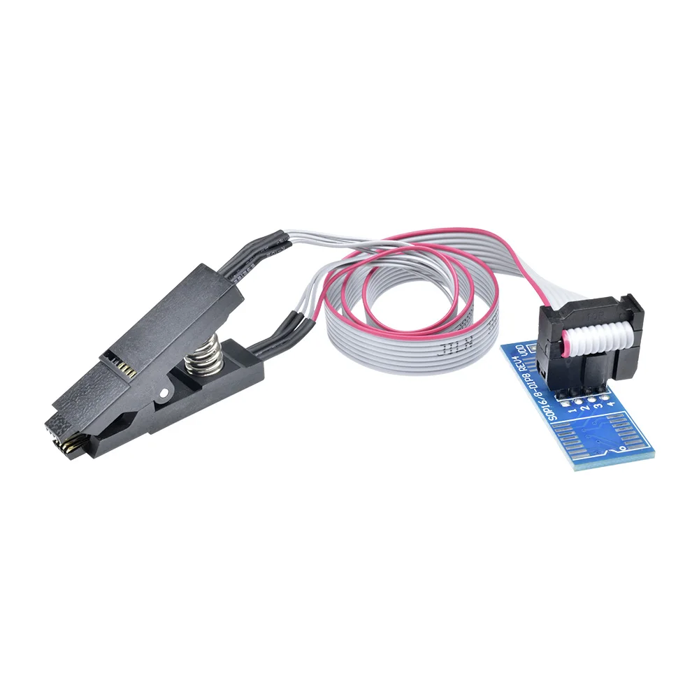 SOIC8 SOP8 Chip Flash IC Clip de prueba Adaptador de enchufe Programa BIOS/24/93
